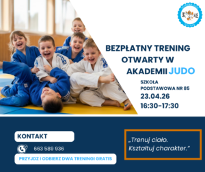 BEZPŁATNE ZAJĘCIA JUDO